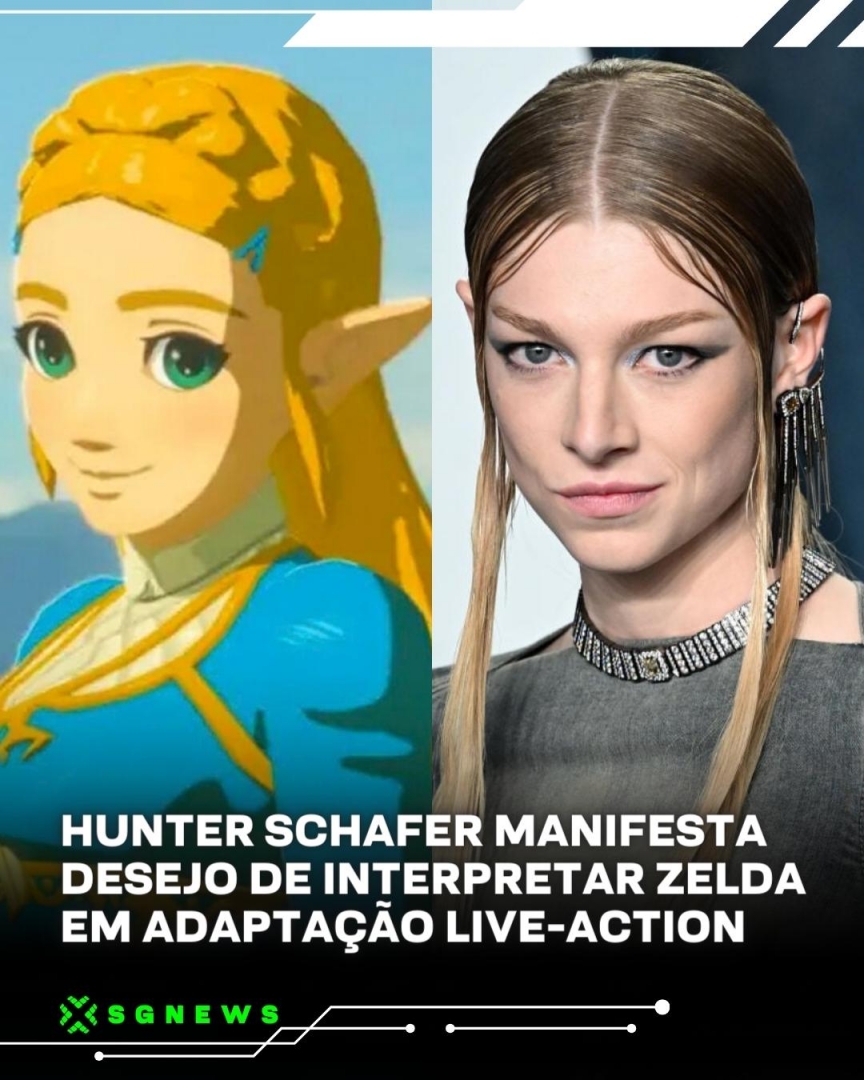 studiogamesofc's tweet photo. #SGNEWS: Hunter Schafer, conhecida por seus papéis em “Jogos Vorazes: A Cantiga dos Pássaros e das Serpentes” e ”Euphoria”, expressou seu desejo de interpretar Zelda na próxima adaptação em live-action, fruto da colaboração entre Nintendo e Sony Pictures.

A atriz, querida pelos https://t.co/GdLx5tWMEZ