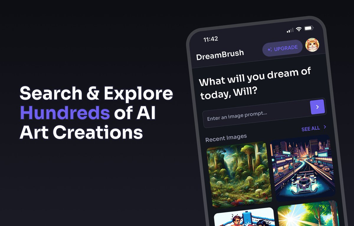 DreamBrush.AI - AI Art App tweet media