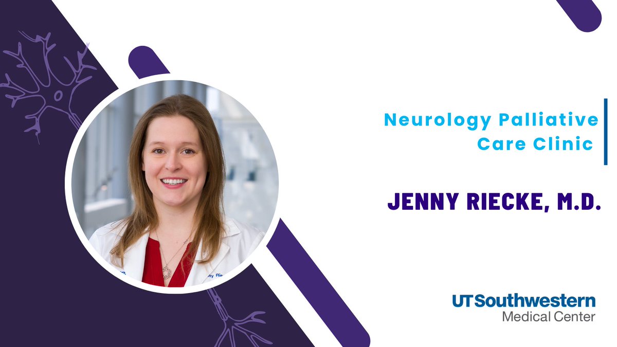 We’re excited to announce a unique service line established by our #neuropalliative care specialist Jenny Riecke, M.D. She heads our Neurology Palliative Care Clinic and works with a dedicated team to support patients throughout their journey.