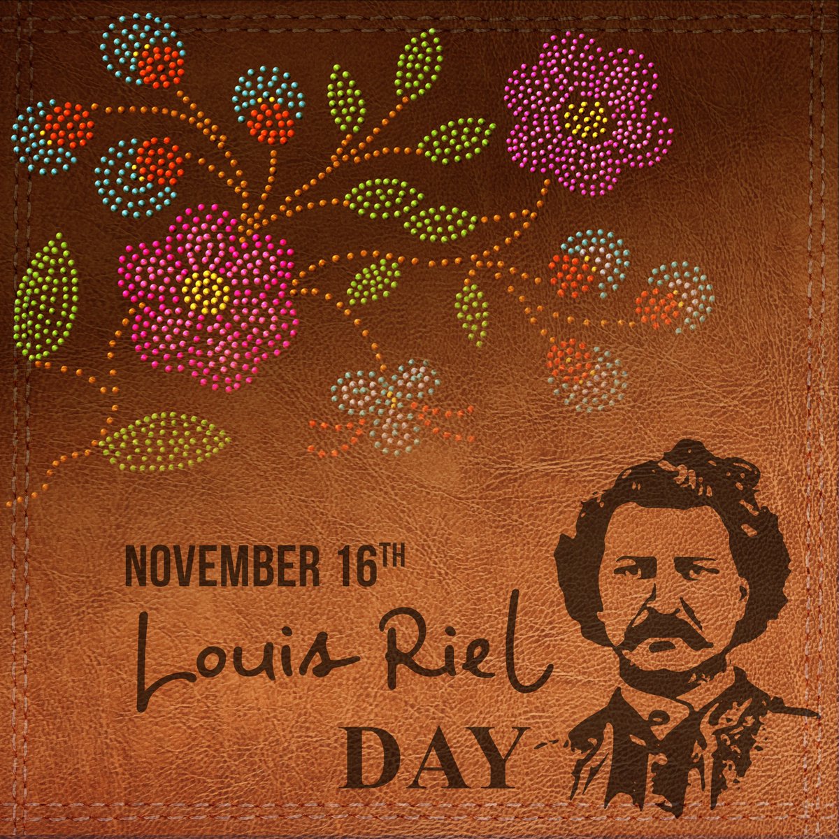 Each year on November 16, we recognize #LouisRielDay. Louis Riel was a political leader, the founder of Manitoba, and an advocate for #Métis people. On the 138th anniversary of his execution, we’re honouring Riel’s contributions and legacy in promoting Métis rights and culture.