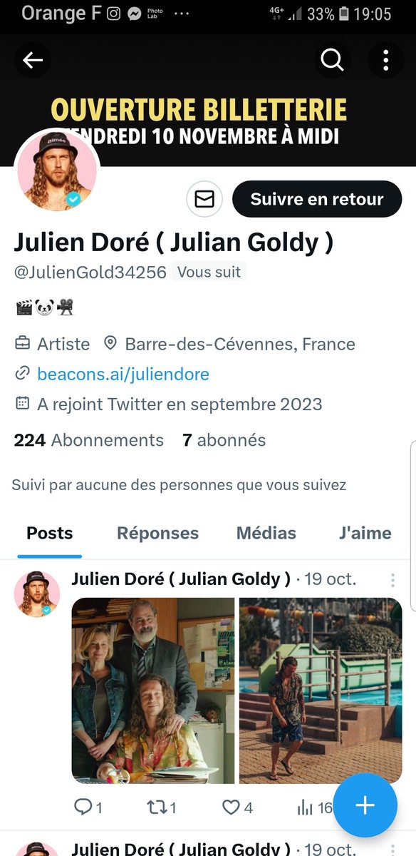 PierantoniAstr2's tweet photo. @jdoreofficiel faux compte 🙄 https://t.co/UJQ2GTwply