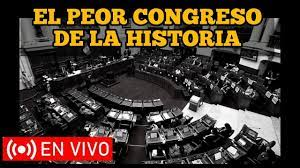 drantonioquispe's tweet photo. Fuerte y claro: El Peor @congresoperu de nuestra historia, en un solo día

1⃣ Se sentó encima del referendum contra la bicameralidad

2⃣ Metieron de contrabando la reelección congresal

3⃣ Los niños y mochasueldos se regalaron un bono de 10,000 soles xq sí!

#QueSeLarguenTodos https://t.co/8o2fjs5sP1