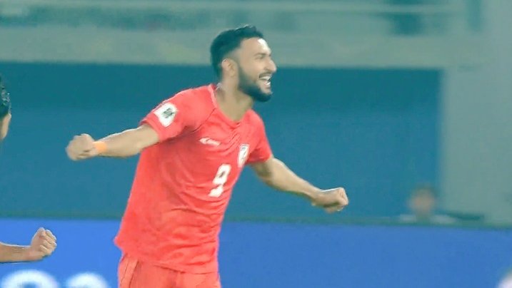 #INDvsKUW

Manvir scores the first goal!!
INDIA 1-0 KUWAIT

🇮🇳👏#Cheer4India ❤️

 #indvskuw