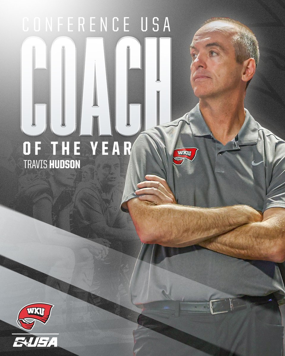 Travis Hudson. Your 6️⃣x CUSA Coach of the Year.

#GoTops