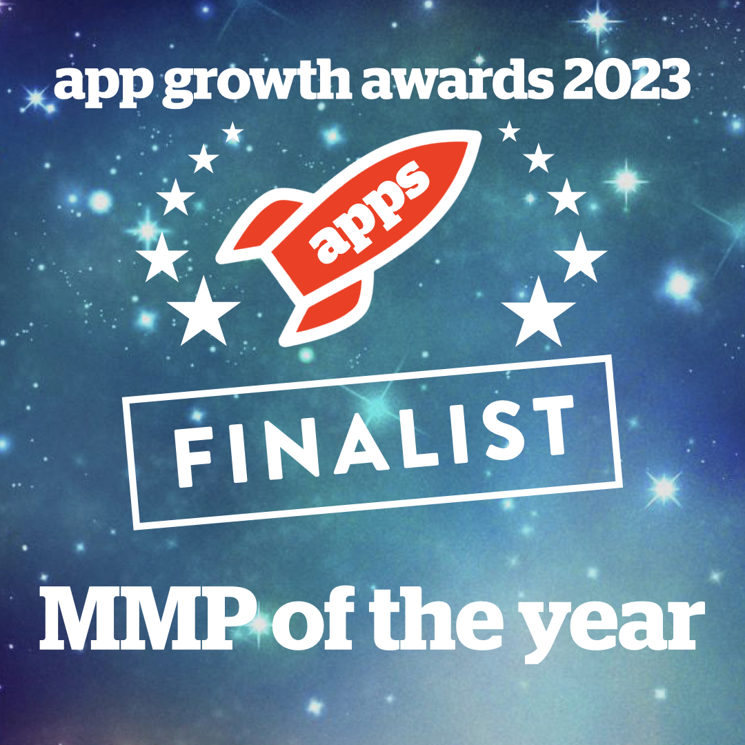 Excited to announce that we're a finalist for 'MMP of the Year' at the App Growth Awards 2023! This recognition in a field we're deeply passionate about is truly heartening. Thank you for your continued support!

#adtech #digitalmarketing #APSBerlin #digitaladvertising