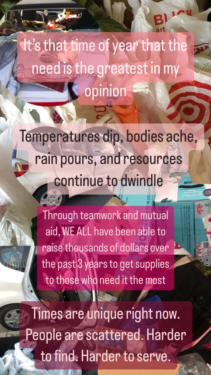 Syvanndra's tweet image. Hi everybody!💞 it’s that time of year again where we do a big thanksgiving outing to serve those in need here in San Bernardino. Pls share and dm me if you have things you want to get rid of too 💘
Venmo aggressivelykawaii
Cash app Syvanndra 💒