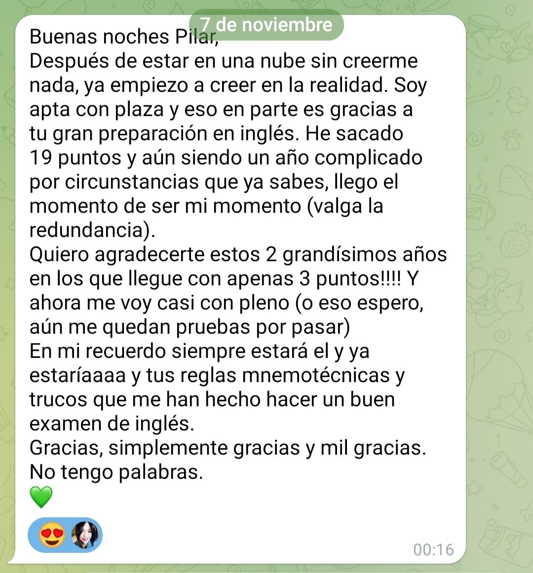 InglesGCPN's tweet photo. De 3 pts (no llega) a 19 PT en un año que no ha sido del todo fácil.

Lo conseguiste 🥰

Información 📧
inglesgcpn@gmail.com

#130Promocion #InglesGCPN https://t.co/cVnl10jJPy