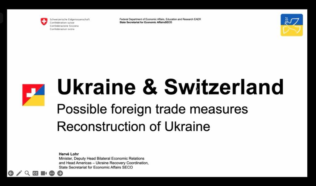 VenediktovaIV's tweet photo. Was honoured to bring a welcome word on the opening of the first SURA conference with 120+🇨🇭 business representatives. Talked about the implementation of the #RecoveryUkraine and de-risk of investment in 🇺🇦. Thanks to @SwissUA, @JCC20162020 and @USBA. https://t.co/cUwrFEIJwn