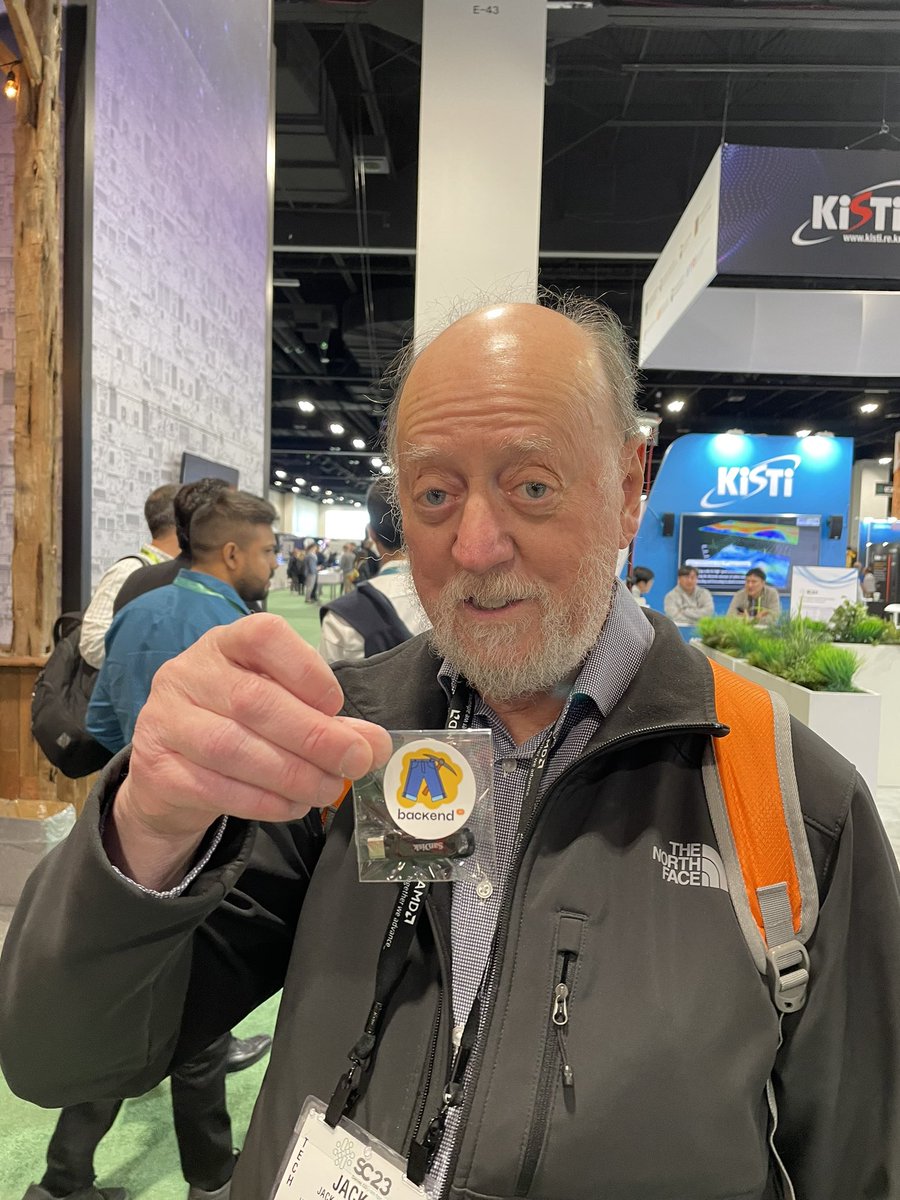 mnoukhiya's tweet photo. Booth500 #SC23 committee with Hatem Ltaief @HatemLtaief, myself, David Keyes, Torsten Hoefler @thoefler, and Jack Dongarra have selected the winner of:

9th edition booth swag #SC23 #iamhpc

Booth #lablup #689  🏆 ! Congrats 🎉🎈🎊 https://t.co/AUONPu43FE