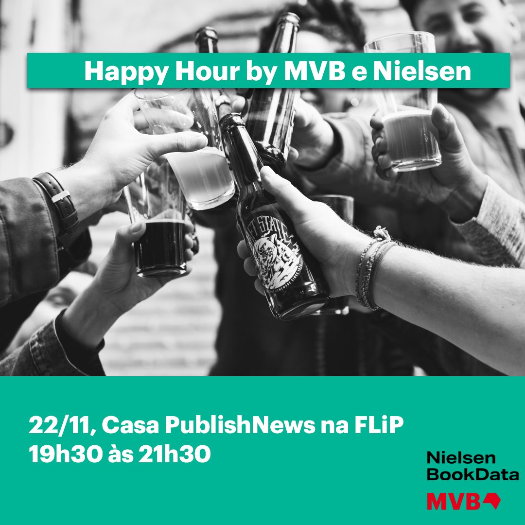 mvbbooksbr's tweet photo. 📢 Vamos nos conectar na FLIP?

Participe do Happy Hour by MVB e Nielsen na Casa PublishNews

📍 Rua do Comércio
⏰ 19h30 às 21h30
🗓️ Quarta, 22/11 https://t.co/BCOZK1UVJi