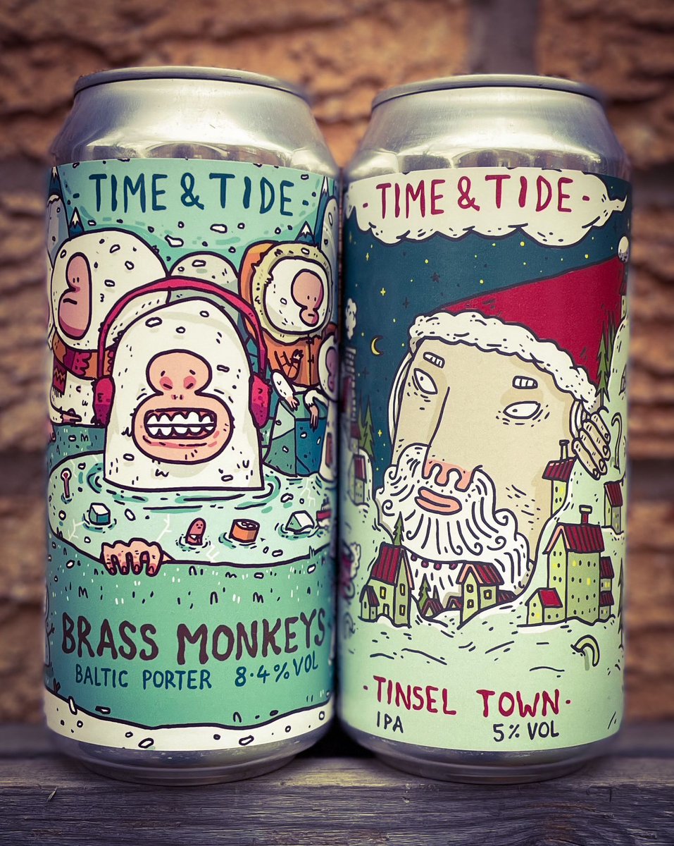 @TimeTideBrewing return with a festive feel. Baltic porter anyone? What about a scrumdiddlyumptious IPA? Online now. thebeergarage.co.uk
