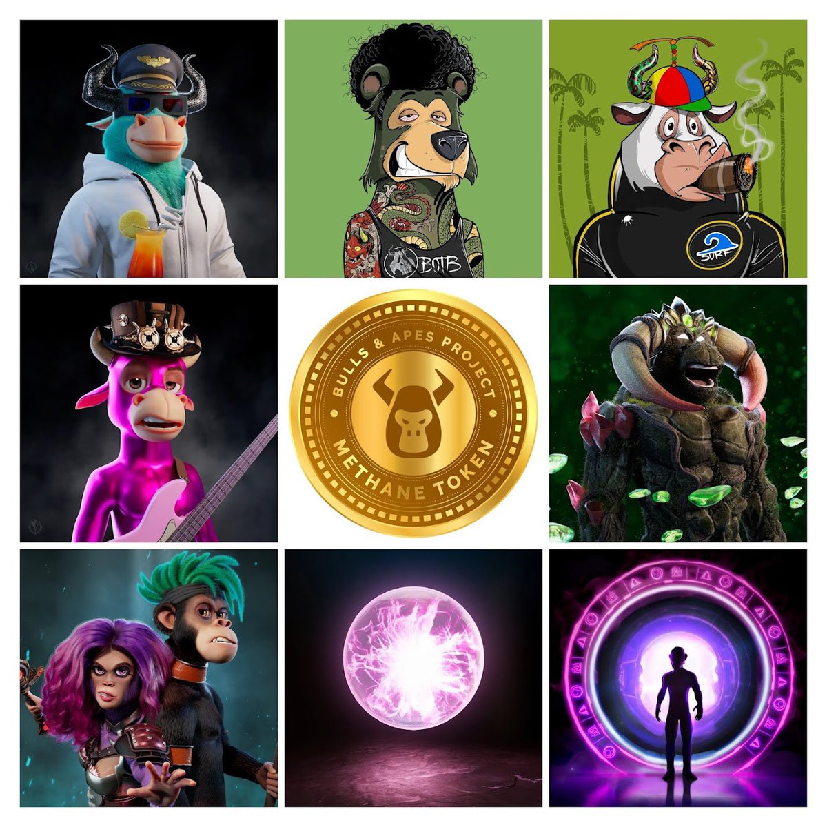 billco77's tweet photo. Two projects that keep building and providing value to their holders, @BullsApesProj and @FunApes_NFT ! 
List any of your favorites 😍
#BAP #BOTB #ApeTraitOfTheDay #FunApesNFT #fundaes https://t.co/kGOdiX3FWM