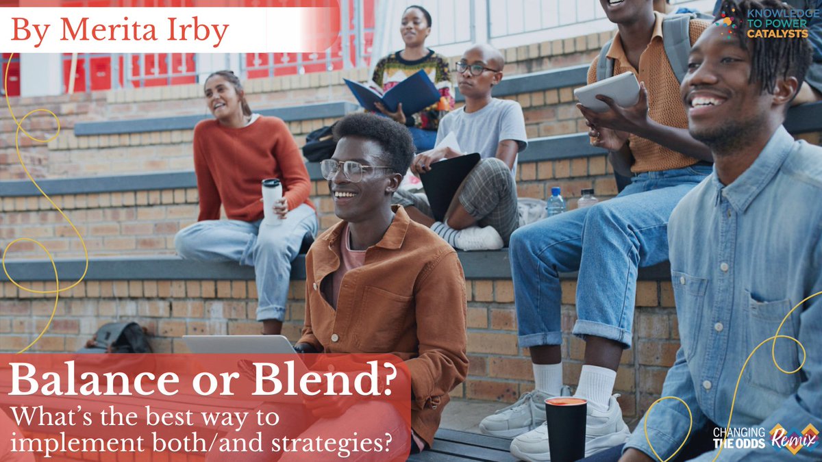 In this companion piece <a href="/MeritaIrby/">Merita Irby</a> reviews her time working w/ the <a href="/NatUrbanLeague/">National Urban League</a> Education &amp; Youth Development Project Ready affiliates to answer the question of how to blend competencies, so they are woven into more transformative learning experiences. bit.ly/47eYxwk