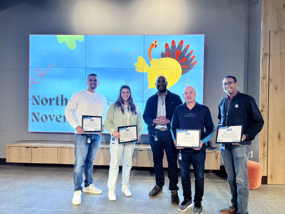 Nothing’s better than #ThankfulThursday! We recognized our October & Q3 Top Performers! NTX Mobility is ready to dominate the rest of 2023! #OneNTX #NTXMobility 💙 #ThankfulThursday #NovemberRally @NTX_Market @WRBizSales