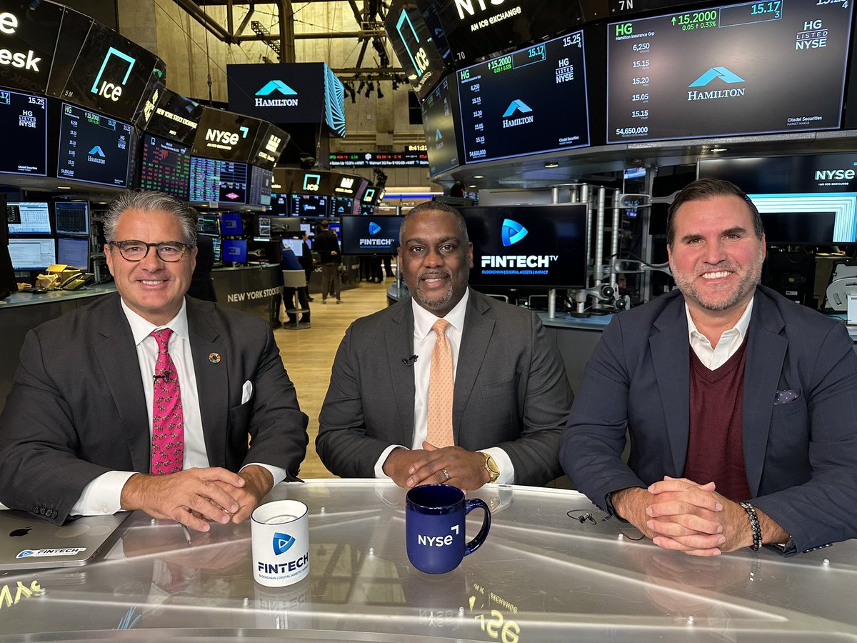 Commissioner @LeeHuttonIII at the NYSE this morning with @humblceo on @FintechTvGlobal #TheAFLIsBack #AFL2024