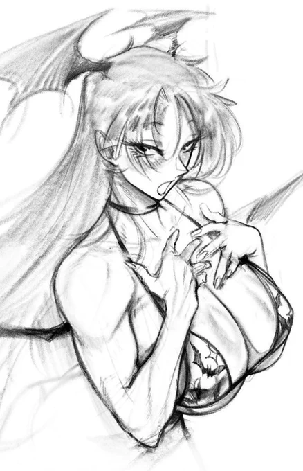 follow me i draw ocs and morrigan 