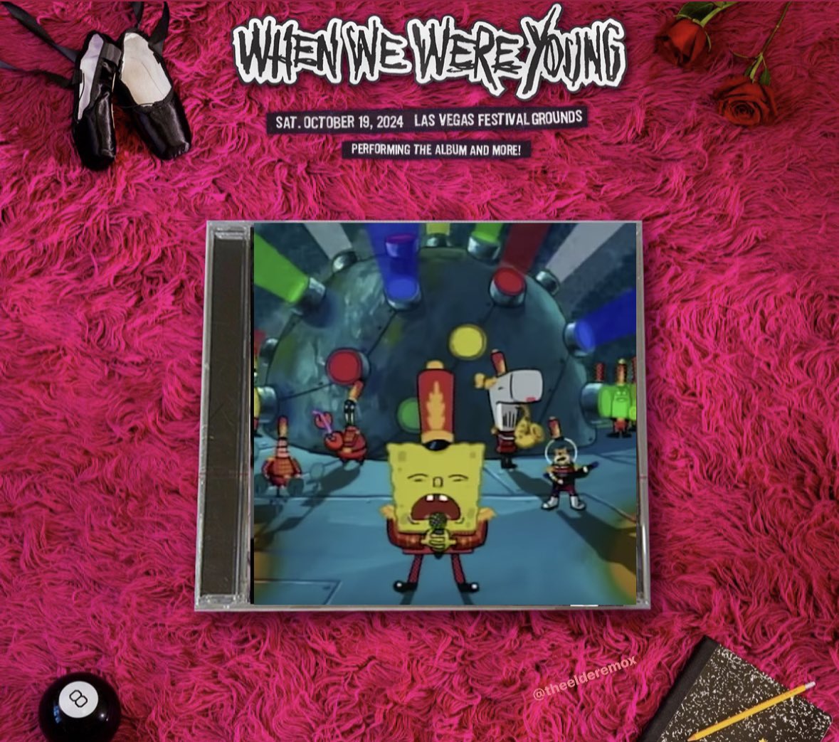 theelderemox's tweet photo. THEY GOT THE BIKINI BOTTOM BAND?! https://t.co/kSLHXA36Ce