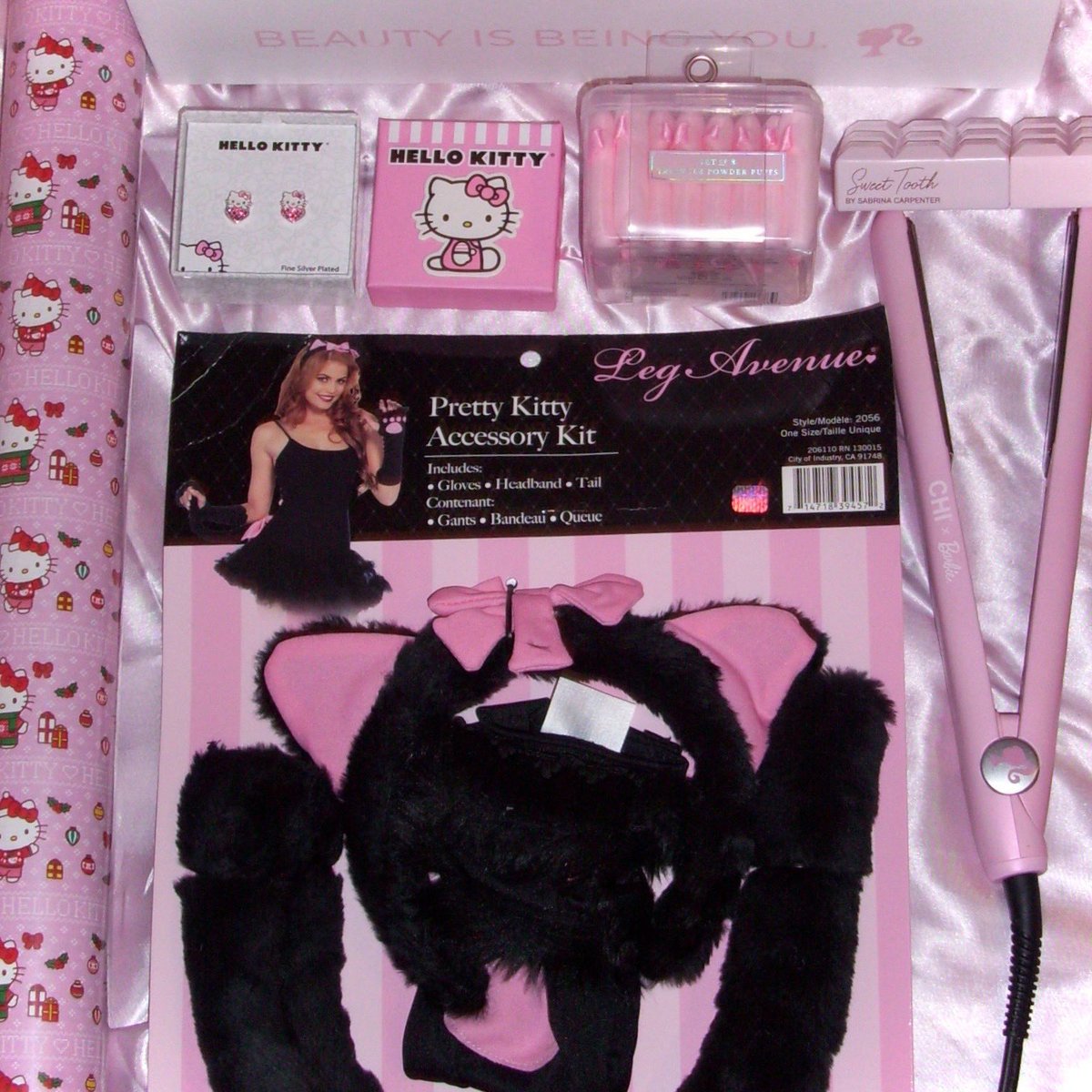 lyssithadoll's tweet image. the kitty costume + packaging is so me #2cute
