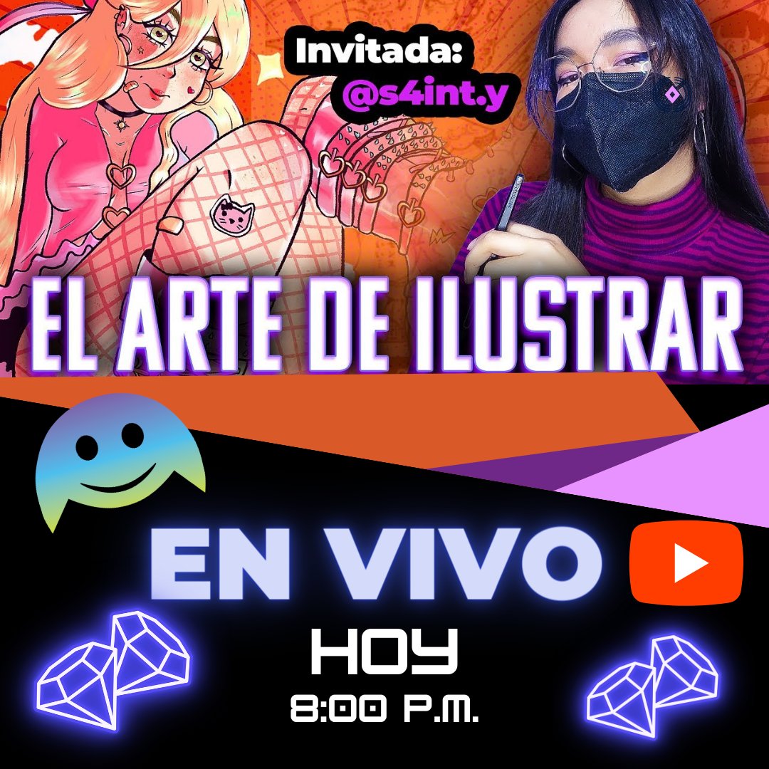 kulcast's tweet photo. 👑 Bandita los esperamos HOY en el directo que tendremos con aleks @s4int.y Ilustradora
Cáiganle y platiquemos de anime, ilustración y muchas cosas más. 🫰 ¡Misma hora, mismo canal!
👉 https://t.co/oFdmlPOb17 https://t.co/iBjTzKypGn