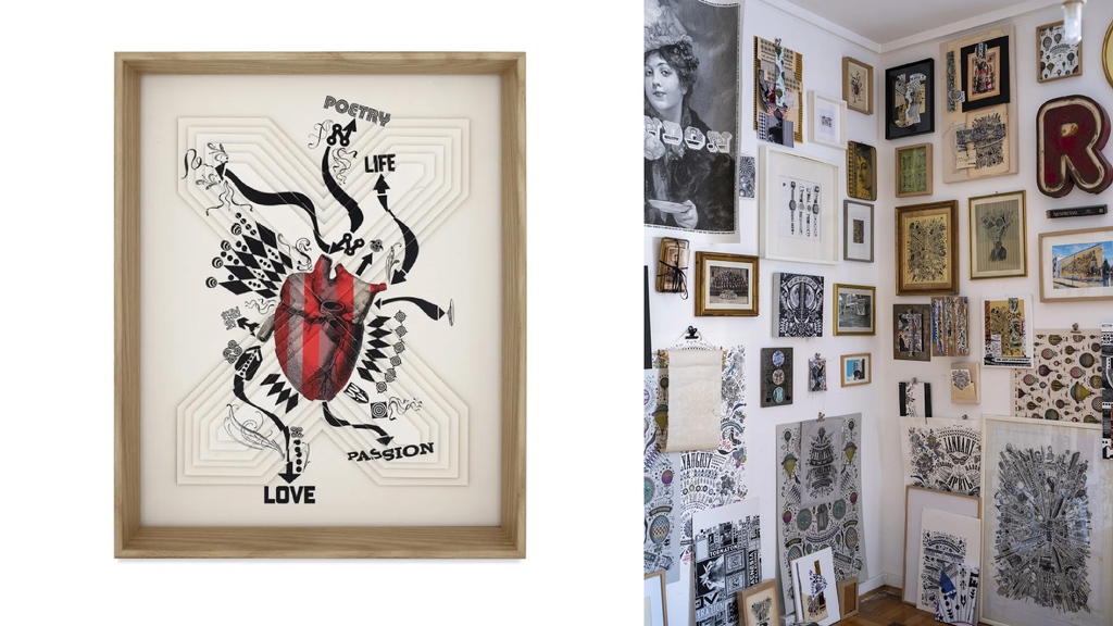 printmag's tweet photo. The Daily Heller: A #Studio in Need of Another Wall 🖼️
Lorenzo Letratoni #hoards and boards. He takes simple #graphicobjects and crafts them into #cornucopias filled with #imagery.
Read the full story on PRINT: https://t.co/iYAlZl9v34 https://t.co/U4SmZNXUYY
