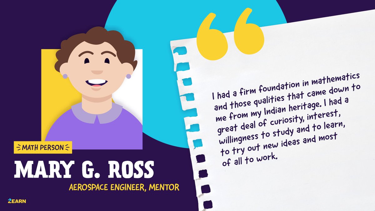 🤖Aerospace Engineer. 👩‍🏫Mentor. 💯Math Person. 🔭From a classroom in Oklahoma to a launch pad in California, Mary G. Ross imagined what we could accomplish in space and used math to make it possible. 🚀💫