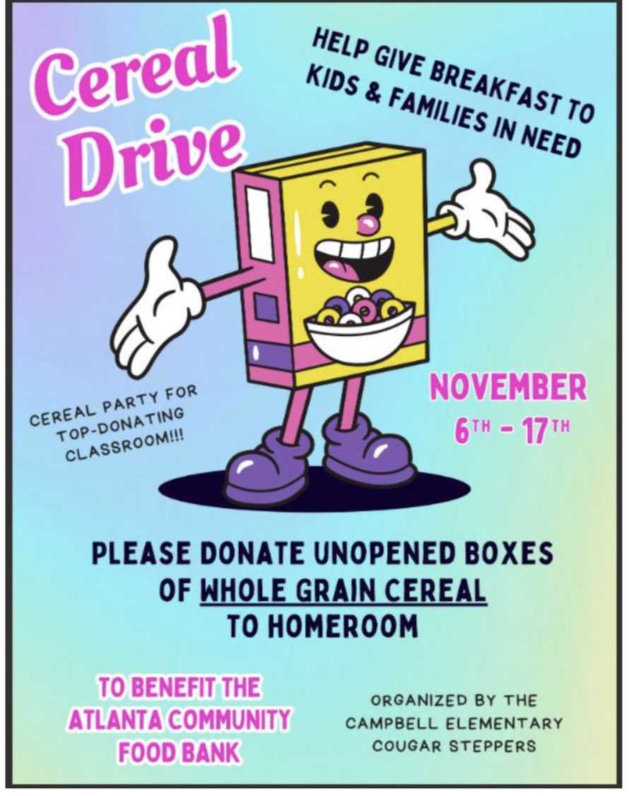 called2teach_'s tweet image. This year the Cougar Steppers wanted to give back to the community! So we decided to host a school-wide friendly competitive cereal drive. Our goal was to help give breakfast to families in need. Guysss the Campbell Cougars SHOWED OUT by donating over 100 boxes of cereal. 🥹❤️🫶🏾