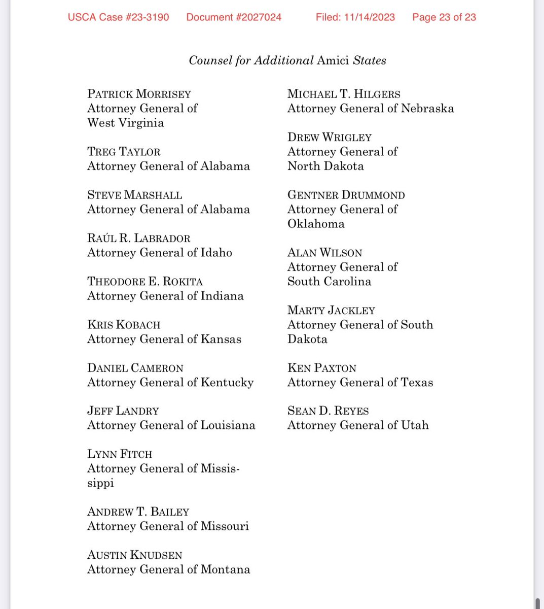 Simon Ateba (@simonateba) on Twitter photo BREAKING: Missouri Attorney General <a href="/AGAndrewBailey/">Attorney General Andrew Bailey</a> says "We have filed a brief to reverse the unconstitutional gag order against President Trump."
He said, "The gag order stifles his ability to speak freely ahead of the 2024 presidential election and denies Americans the right BREAKING: Missouri Attorney General <a href="/AGAndrewBailey/">Attorney General Andrew Bailey</a> says "We have filed a brief to reverse the unconstitutional gag order against President Trump."
He said, "The gag order stifles his ability to speak freely ahead of the 2024 presidential election and denies Americans the right