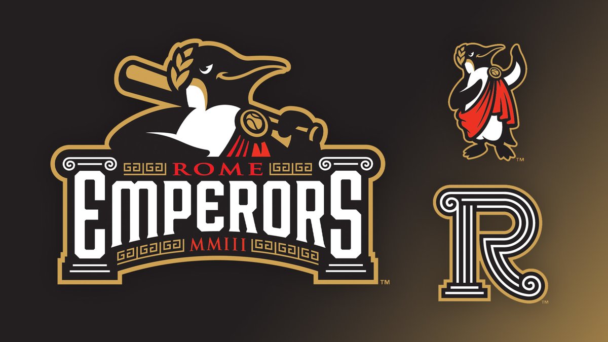 MiLB's tweet image. Friends, Romans, countrymen...

Meet the Rome Emperors!

Atlanta's High-A club rebrands as regal, kid-friendly penguins identity: atmilb.com/3R0xGhO