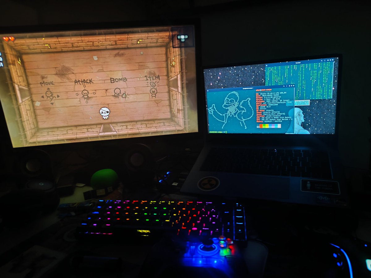 josemijosema's tweet photo. 🎮💻
#ViernesDeEscritorio
#EscritorioLinux
#GNULinux https://t.co/rlSz4vqBpX