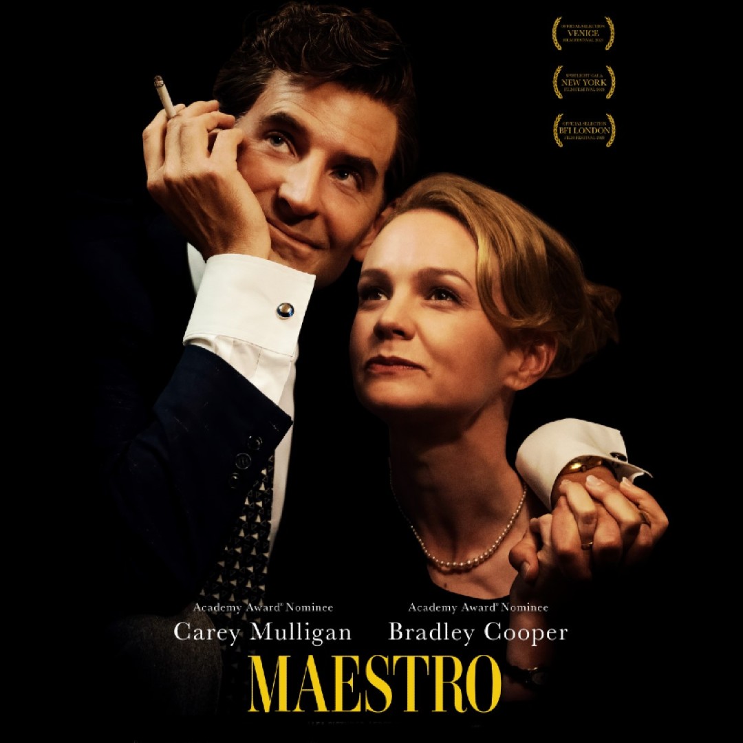 MAESTRO This love story chronicles the lifelong relationship of conductor-composer Leonard Bernstein and actress Felicia Montealegre Cohn Bernstein. Get tickets at: laem.ly/3Ou5hhK