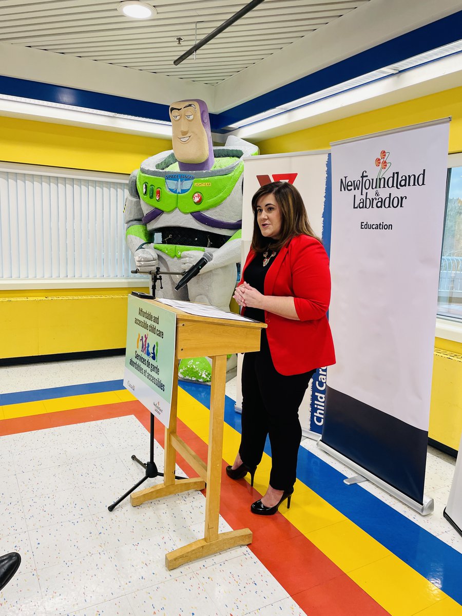 FureyAndrew's tweet image. We are excited to add 160 affordable child care spaces for health care professionals in St. John’s, Corner Brook, and Bonavista. 

As we continue creating more $10/day spaces, we know this will help NL Health Services professionals - particularly in re-entering the workforce.