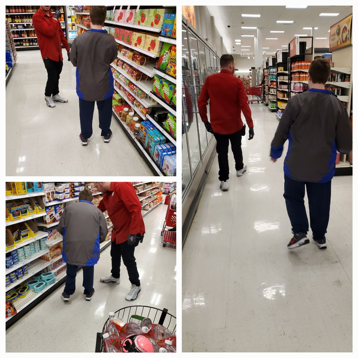 Our community trips are so important. When our student couldn't locate his item, he found an employee and asked for help. The employee took the time to walk with us to show our student where he would find his item! 
@d45schools
@d45jackson
#JAJaguarsROAR