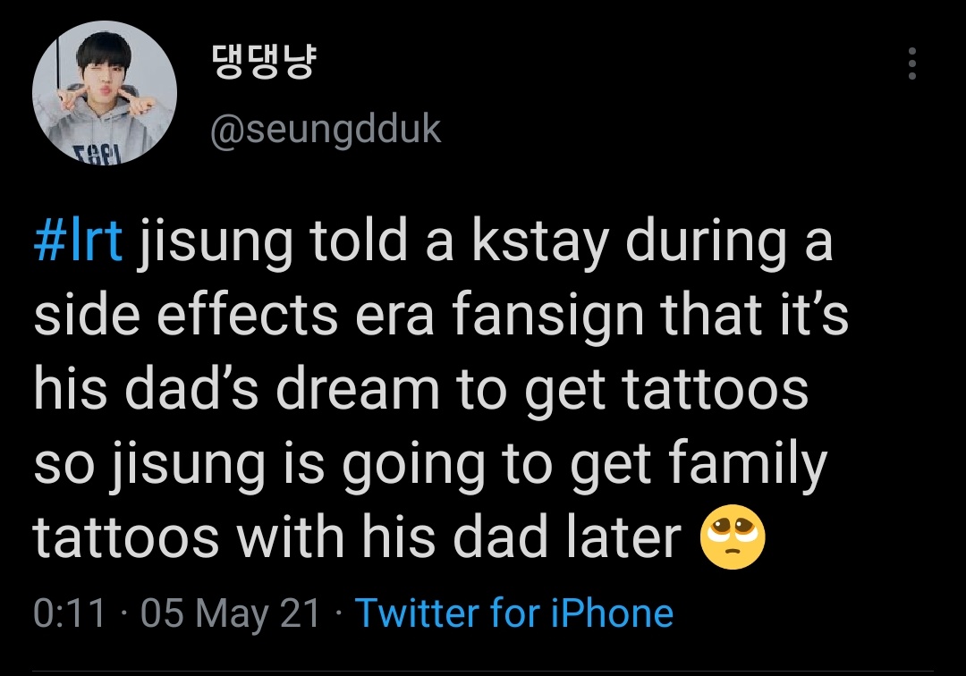 smolsungies's tweet photo. when asked "choose a hobby for your day off" han excitedly said 🐿 "TATTOO! (...)tattooing, but i can't" reminded me when he said wants to get family tattoos with his dad🥹

and the one time he proudly showed a temporary barcode tattoo with the words 'TRUE LOVE' 😆💖 https://t.co/joSiKsA4OK