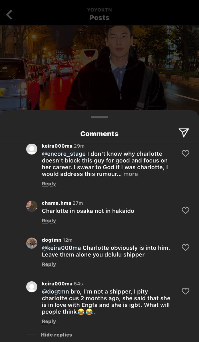Forchar4's tweet photo. This dude such a clout chaser he’s trying to get clout off charlotte but then again Him and Charlotte might actually be talking?🤔🤔. @itscharlotty @Yoyoktn  #CharlotteAustin #Yoyoktn 
#WinkWhiteENGLOTtourJAPAN https://t.co/C0XWAshfMa
