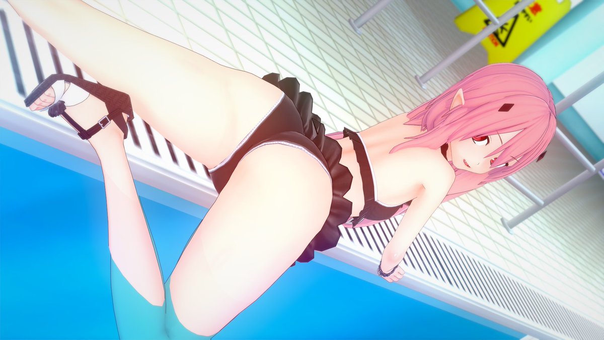 It was a nice summer day and the vampire queen could been seen lazing about by her pool. The reader also got to enjoy the pool as she had invited them to join her.