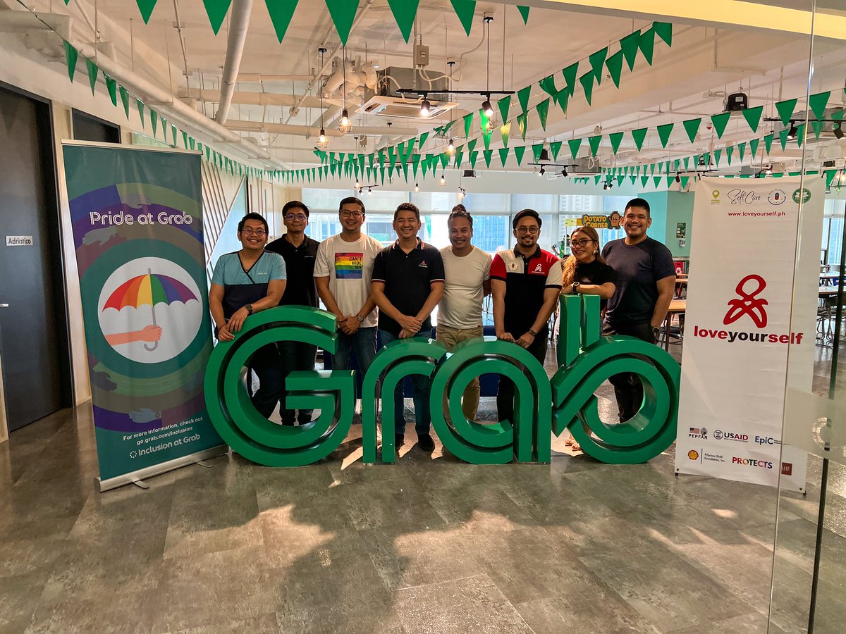We partnered with @LoveYourselfPh for Pride@grabph Sexual Health Education Series which includes talks/webinar about SOGIE, HIV101, free health screening, and others. #inclusivity #diversity #pride 🏳️‍🌈