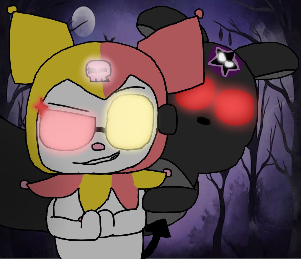 RabbitAndroid's tweet photo. Dark Star Baku can be fully complete or be half corporeal half gas like, they have a powerful strenght thanks to be a dark star, the only thing can weak him is light and power of a super star.

the dark star on their forehead is their core, if attacked it will cause lot of damage https://t.co/KcXOxhQfij
