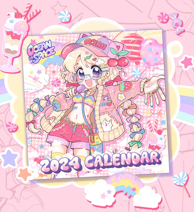 Ocean In Space 2024 Calendar is available now!! ⭐