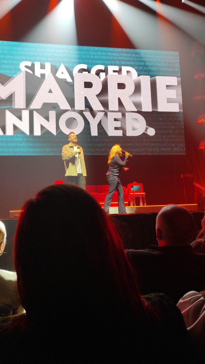 If you haven't seen @IAmChrisRamsey and Rosie tour you are missing out!! So funny!! Didn't stop laughing all night #shaggedmarriedannoyed #chrisandrosie #hull #connexinlive