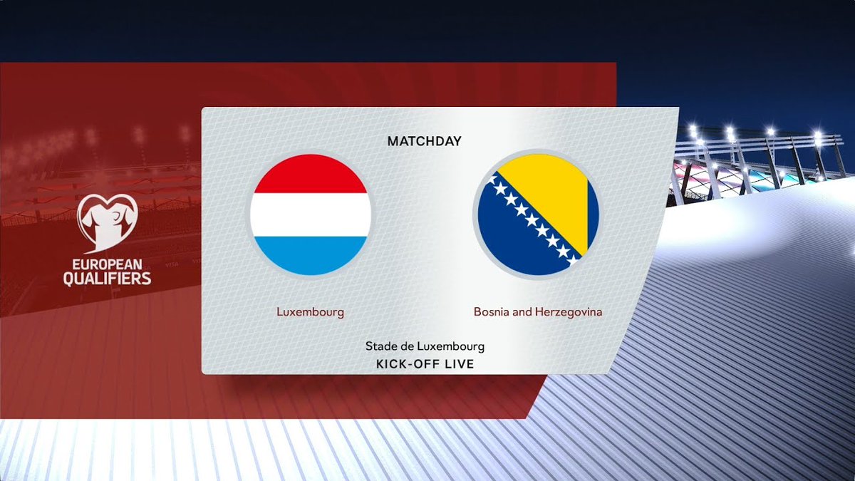 Full Match: Luxembourg vs Bosnia and Herzegovina
