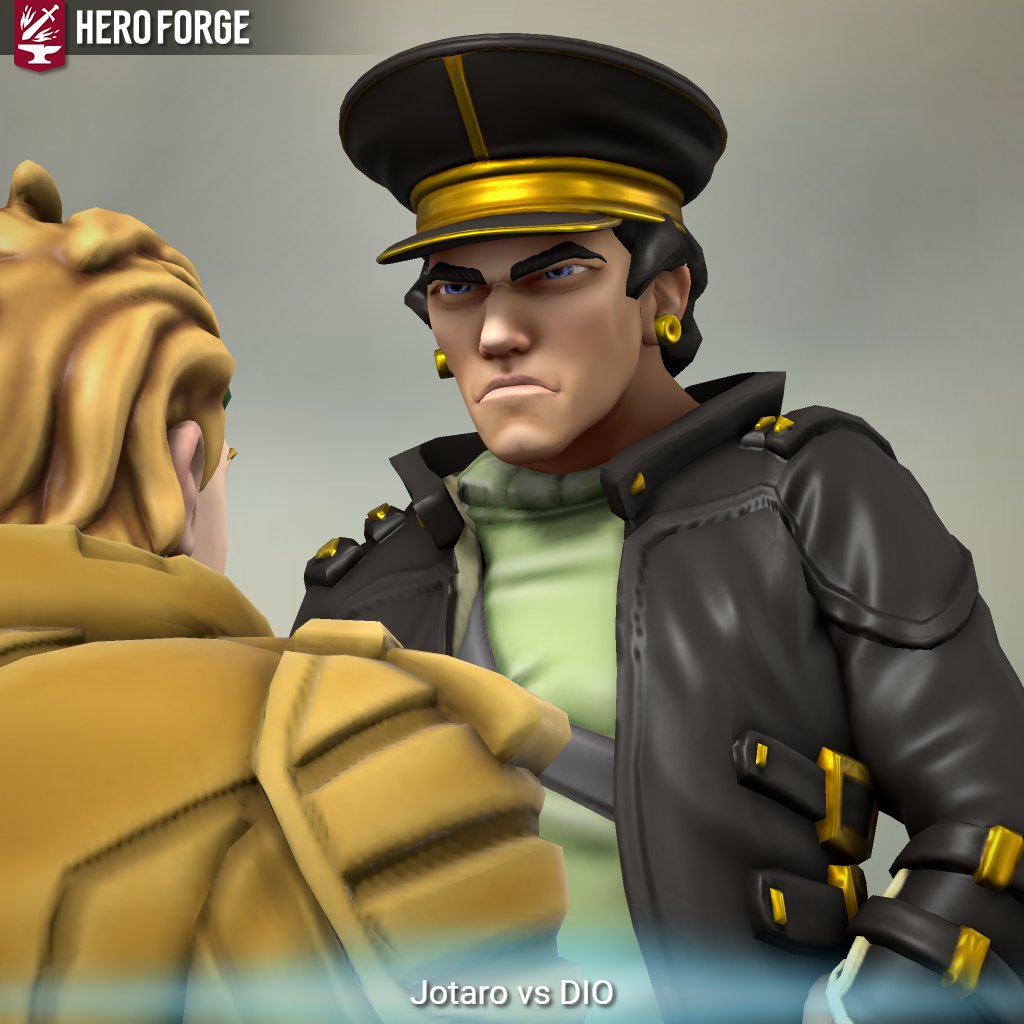 TdoDiaHeroForge's tweet photo. Mais um extra - Jotaro vs DIO naquela pose iconica

refiz o rosto dos dois também, não fiquei mto feliz com a cara do DIO que eu postei antes https://t.co/XSthijCBLW