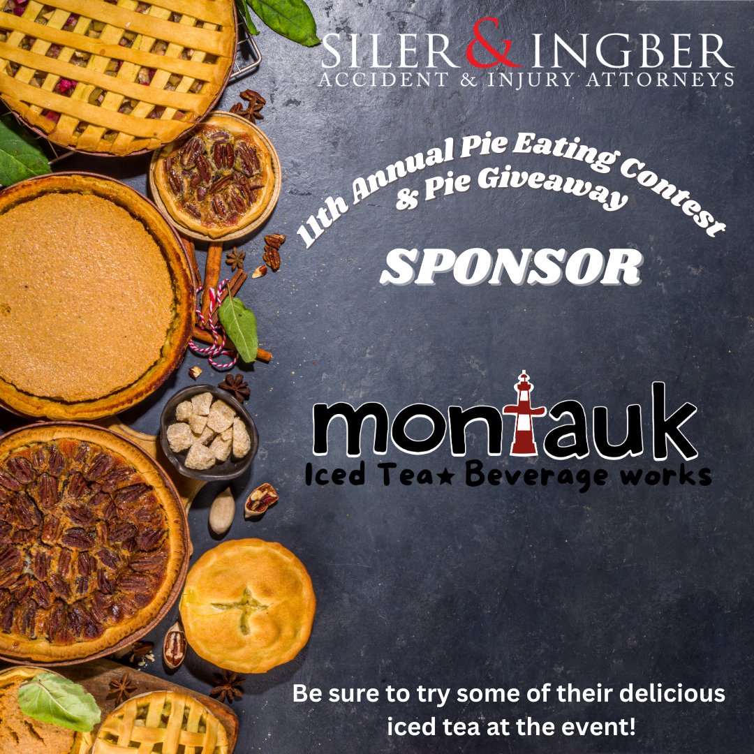 SilerandIngber's tweet photo. WOOHOO! Montauk Iced Tea will be at our 11th Annual Pie Eating Contest Event!

Be sure to visit their fantastic bus and grab one of their delicious iced teas while you're there! https://t.co/tls4hWfeLX