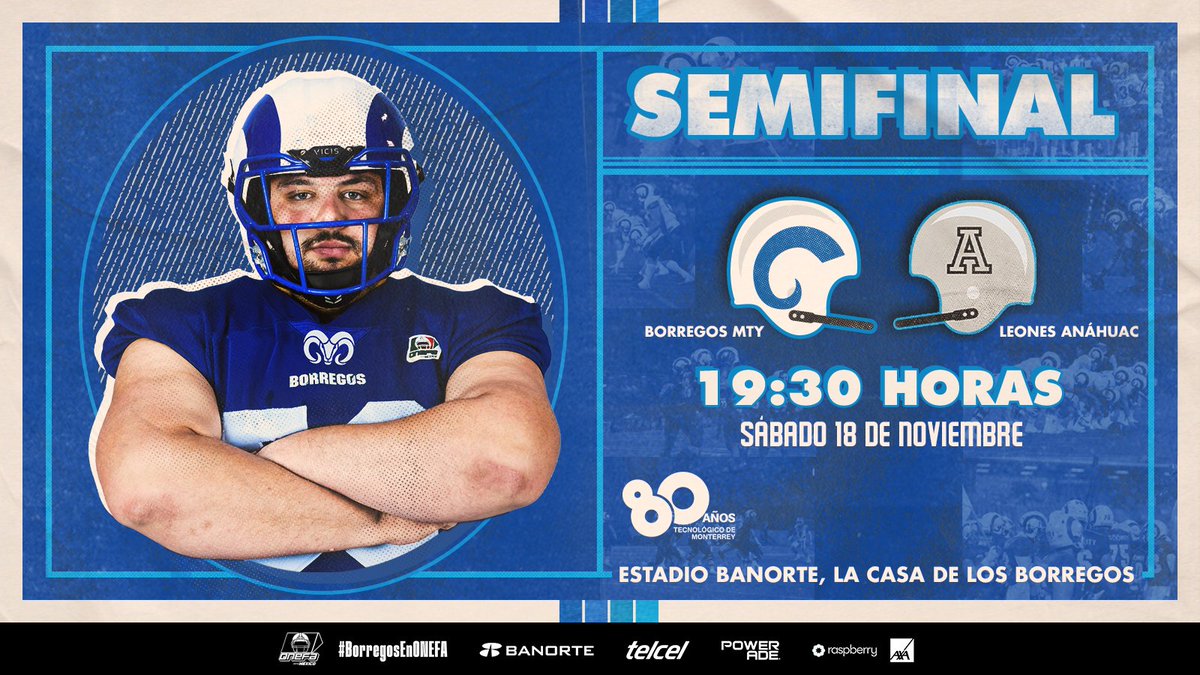 BorregosMty's tweet photo. 🏈 | WE WANT SOME MORE! 🔥🏴‍☠️

🗓️Sábado 18 de noviembre
⏰19:30 hrs.
🏟️Estadio Banorte
🎟️https://t.co/Yf59T8tlXg y en TECstore
🎟️Entrada libre para niñas y niños menores de 12 años con jersey de la MFL
📺 🇲🇽522 y 1522-🇺🇸beIN XTRA
📻@TecSoundsRadio

#WeWantSomeMore #BorregosMty https://t.co/o7EyOFjoul