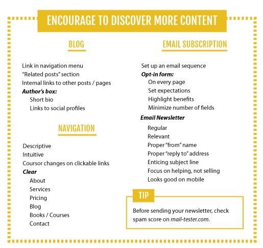 How to encourage your website visitors to discover more content and get to know you &gt;&gt; bit.ly/47moGJm #smallbiz #webdesign #contentMarketing