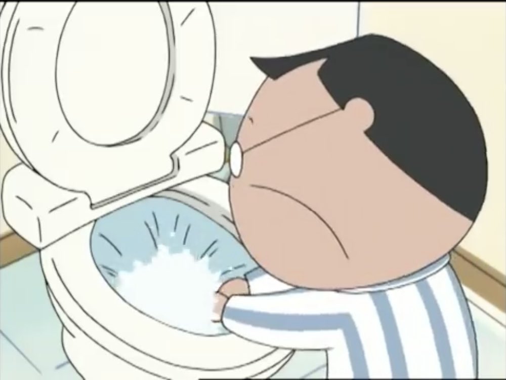 #あたしンち
#ちくわが登場するかどうか
第160話「父、野性的っ！？」

ちくわが登場しません。
父が「へやあっ」ってクシャミをしたり、豪快にいびきをかいたり、トイレでドア開けっぱでスリッパ履かなかったりします。

そしてなんと、トイレで流した下水道の方の水で手を洗います🚽💦