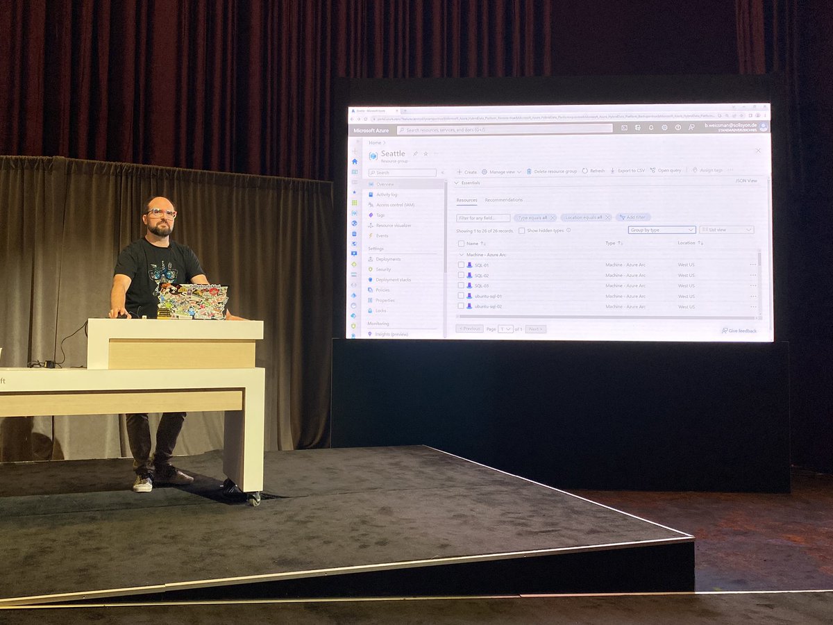 Feels a bit strange that I need to go to #MSIgnite in Seattle to see <a href="/bweissman/">Ben Weissman (he/him)</a> talk about „SQL Server enabled by #AzureArc“, but still great news for #SQLServer running anywhere: techcommunity.microsoft.com/t5/sql-server-…

#AzureSQL #MVPBuzz