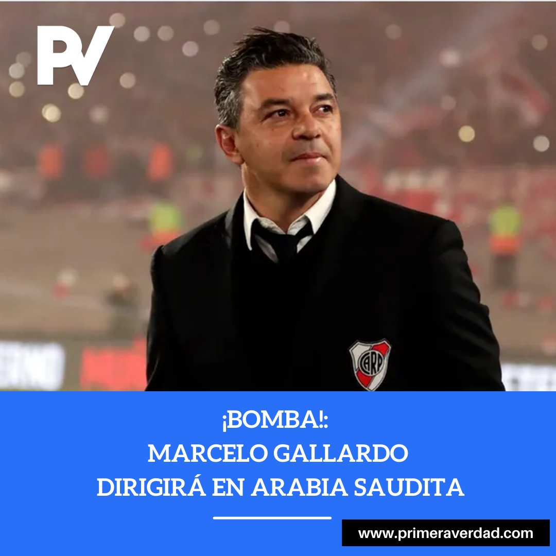 PrimeraVerdad's tweet photo. 🇸🇦 #MarceloGallardo: El Muñeco estará a cargo de Al Ittihad y disputará el Mundial de Clubes en diciembre. Tendrá a su cargo a estrellas como Karim Benzema y N'Golo Kanté. 
#Noticias #PrimeraVerdad #ArabiaSaudita #RiverPlate #Futbol 

👉 https://t.co/600E5Vo5le https://t.co/GZ9vuyYllD