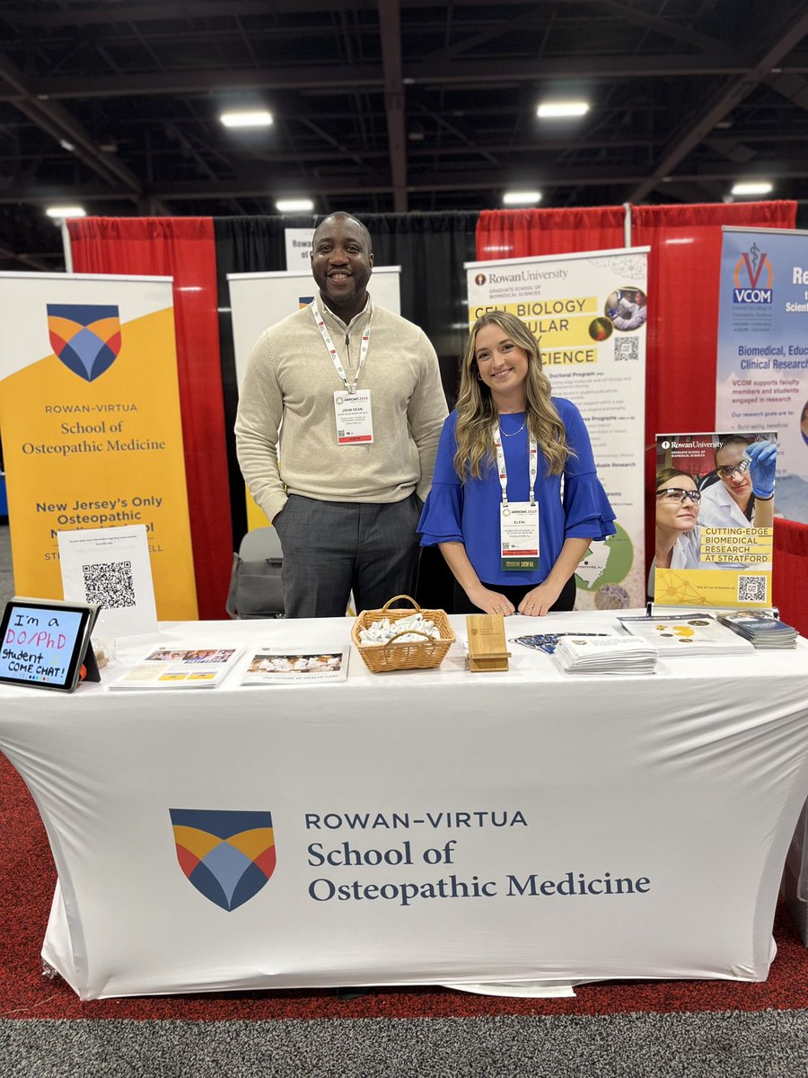 Rowan Behavioral Neuroscience (@behavioralrowan) on Twitter photo We are here at <a href="/ABRCMS/">ABRCMS</a> 2023! Come visit us at booth #1215 to learn about our Master’s, PhD and DO/PhD programs. We have graduate students <a href="/papadop_eleni/">Eleni Papadopoulos</a> and <a href="/knappychris/">Christopher Knapp</a> here to share their experiences at Rowan! We’re looking forward to seeing you all!! #ABRCMS2023 We are here at <a href="/ABRCMS/">ABRCMS</a> 2023! Come visit us at booth #1215 to learn about our Master’s, PhD and DO/PhD programs. We have graduate students <a href="/papadop_eleni/">Eleni Papadopoulos</a> and <a href="/knappychris/">Christopher Knapp</a> here to share their experiences at Rowan! We’re looking forward to seeing you all!! #ABRCMS2023