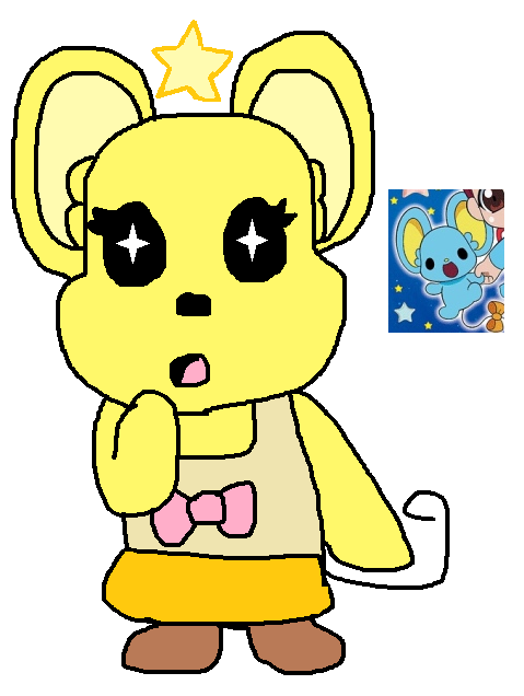 RabbitAndroid's tweet photo. Cotton Melo's friend is Star Spirit Flat (not necessary Starlow is just a reference)

the only one who could defeat the evil with her most purest wishes and most powerful light

sent more than nothing to ''save'' Kuromi Spamton from the dark star https://t.co/6O2h4CGP3f