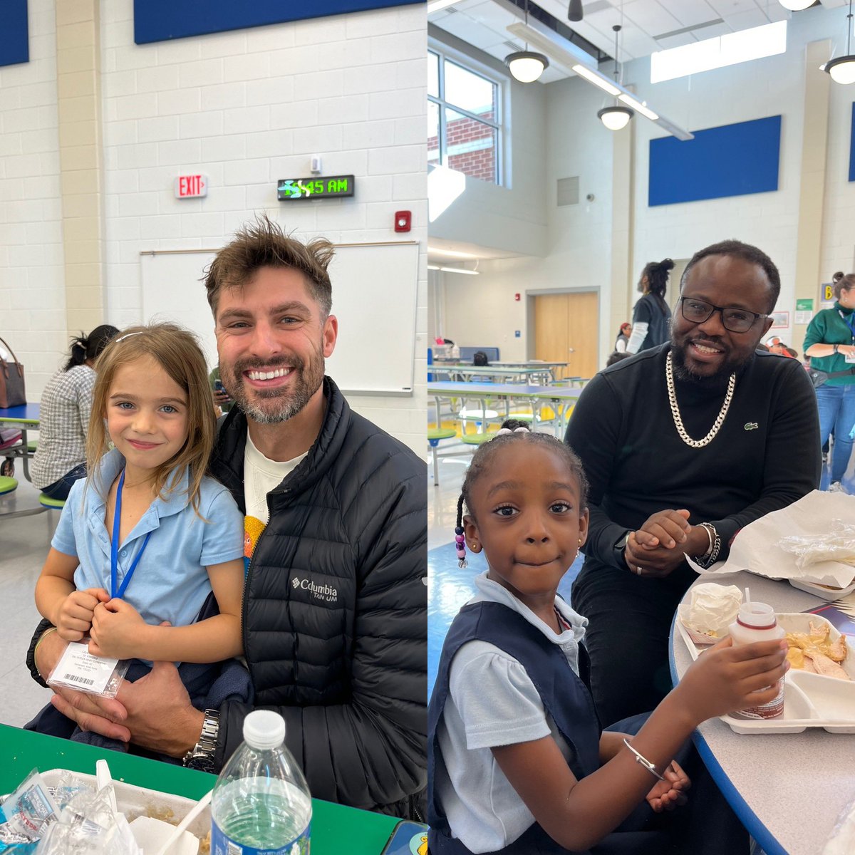 It was great to see dads and their daughters having lunch together today! @ACPSk12